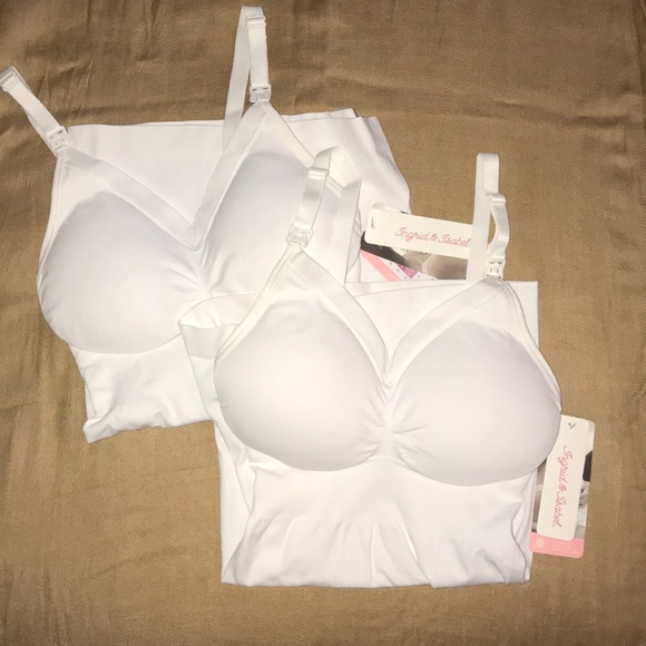 Ingrid & Isabel Other - 2 NWT Ingrid Isabel Seamless Drop Nursing Cami M